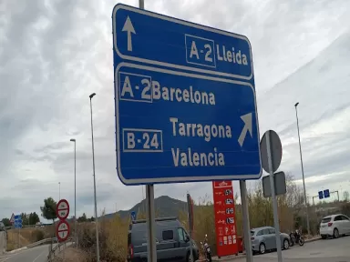 Estación de servicio Moeve, antes Cepsa