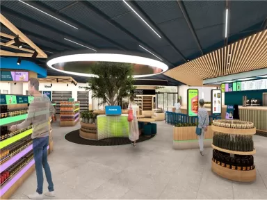 Estación de servicio Moeve, antes Cepsa