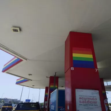 Estación de servicio Moeve, antes Cepsa