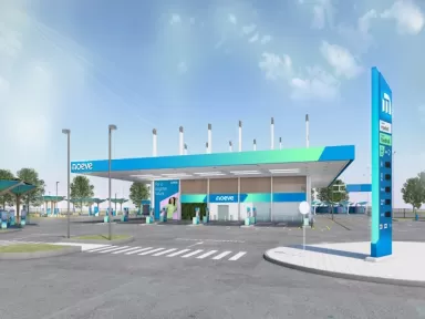 Estación de servicio Moeve, antes Cepsa